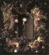 Eucharist in Fruit Wreath sg HEEM, Jan Davidsz. de